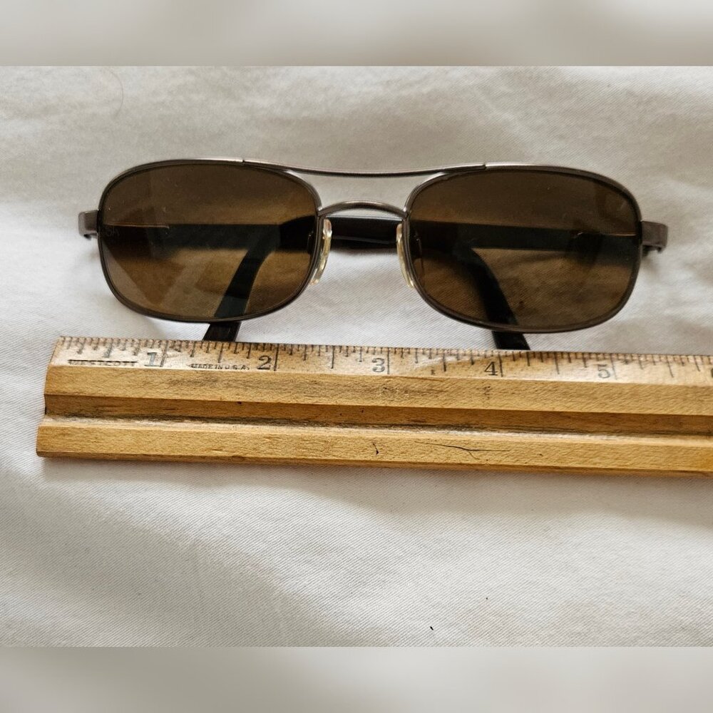 Giorgio Armani Sunglasses 678 1149/47 | Black Frame | Brown Polarized Lenses